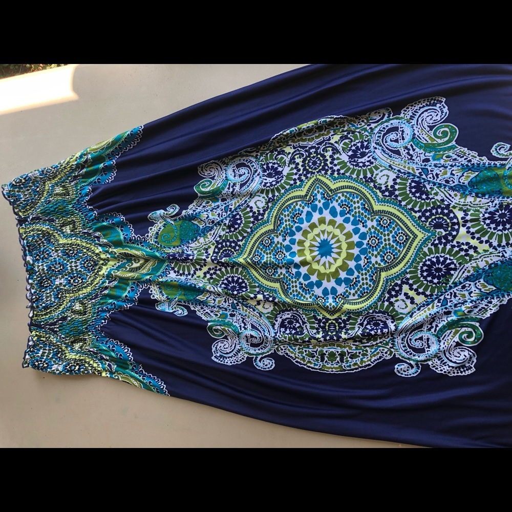 Bongo strapless maxi dress